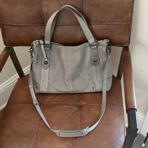 EUC Frye Melissa Satchel, grey